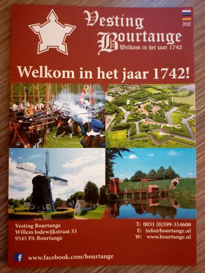 Bij De Friesche Poort Bed & Breakfast Bourtange Bagian luar foto